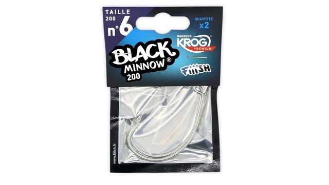 Fiiish Black Minnow 140 Krog Hooks mis. N°6 pz. 3